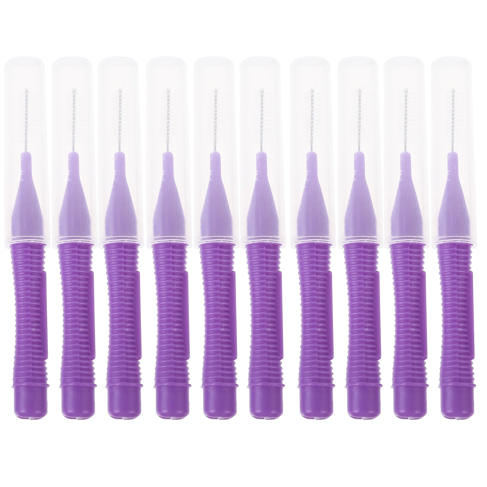 

10pcs Interdental Brushes 0.45Mm Portable Oral Care Tool For Cleaning Between Teeth Remove Food Debris Floss Pick Cleaner