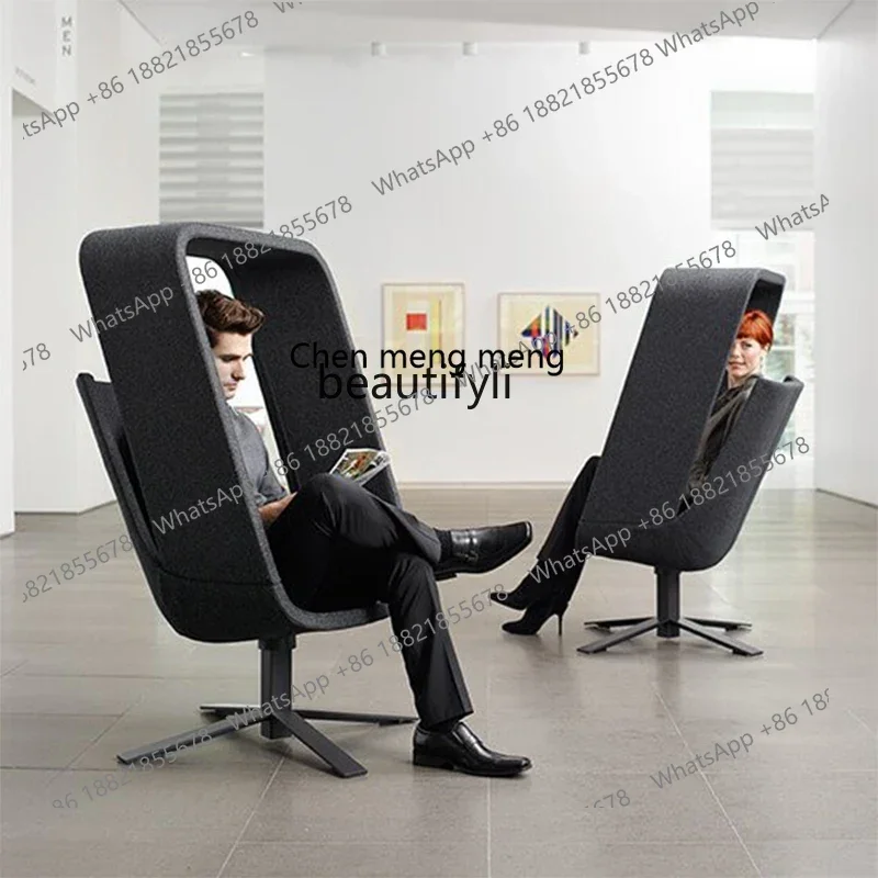 A182 C Modern creative designer special-shaped chair hotel office light luxury space telephone chair