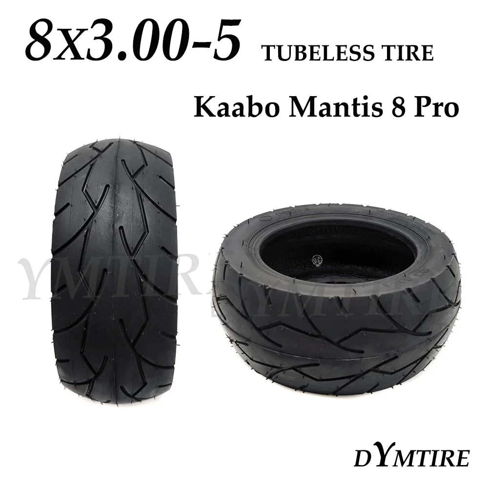 8x3.00-5 Tire for Electric Scooter Kaabo Mantis 8 Pro Front and Rear Wheel Tubeless Tyre