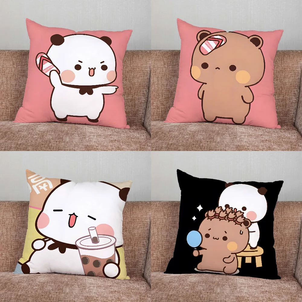 

Cartoon Cute BuBu DuDu Pillow Case For Home Bedroom Car Office Decoration Living Room Sofa Cushion Cover Suitable