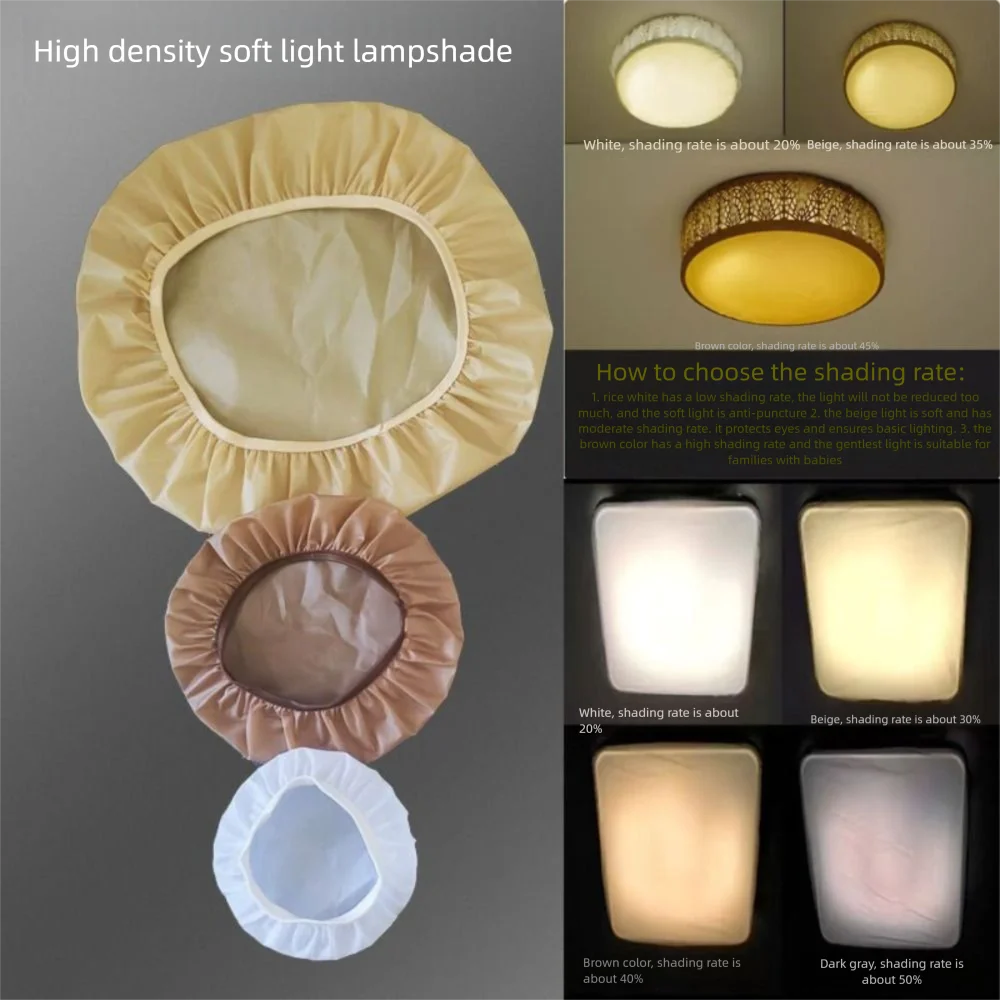 الإبداعية غطاء مصباح الناشر مكافحة المبهر لينة السقف غطاء مصباح سهلة التركيب مقاومة للاهتراء الثريا عاكس الضوء غرفة نوم #6