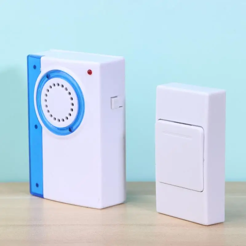 Remote Control Doorbell Adhesive Long-range High Sound Caller Smart Doorbell For Elderly Kid