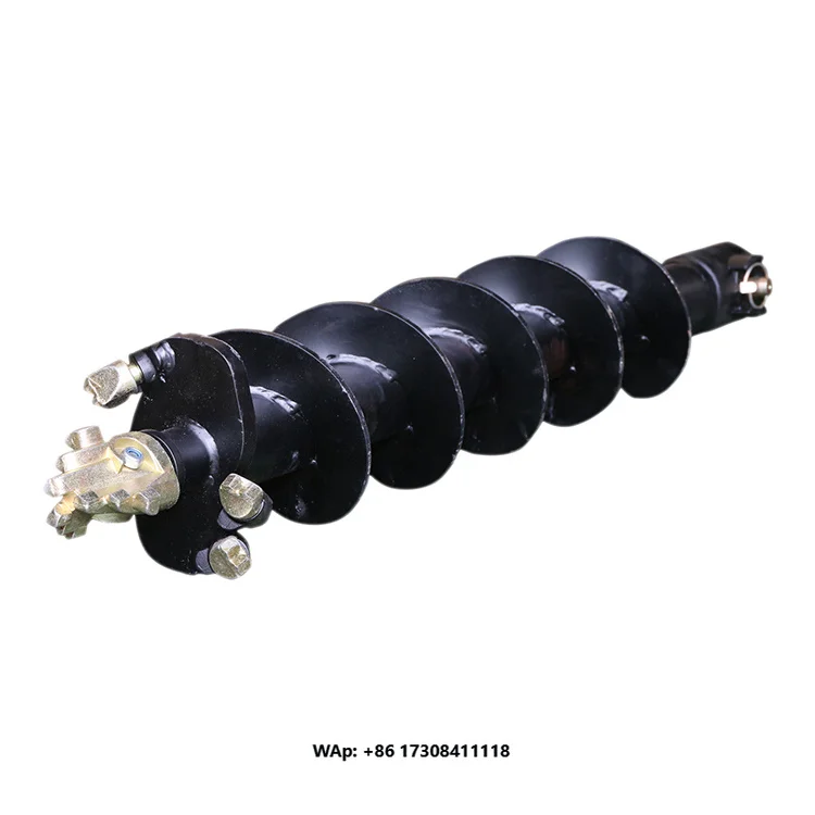 XUDONG Hydraulic Earth Auger Drill Excavator Attachment Supplier Augur Drill Earth Auger for Piling and Soil Auger