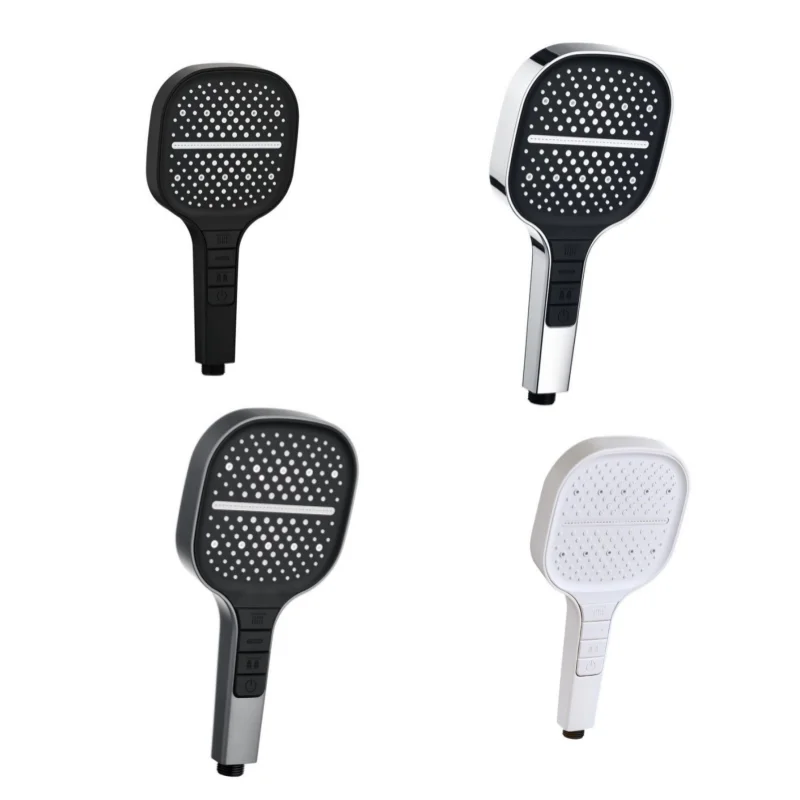 Large shower head 7 modes adjustable shower head bathroom high pressure water saving shower mixer nozzle bathroom accessories