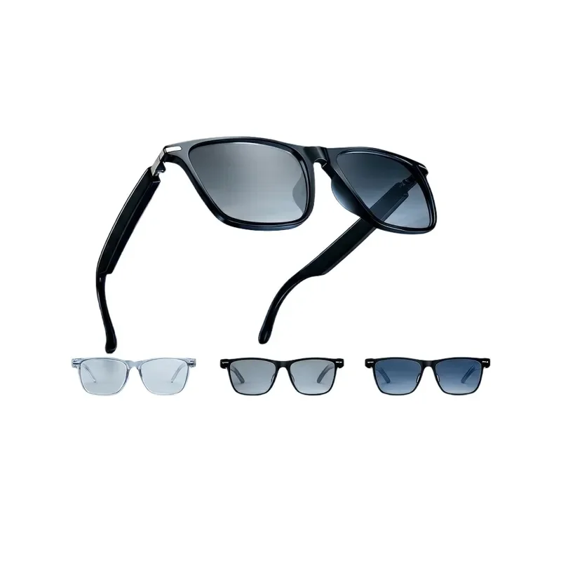 AI Smart Bluetooth Glasses Wireless Audio Music Translation Waterproof Magnetic Charging HD Lens Eyewear for Men Women Unisex