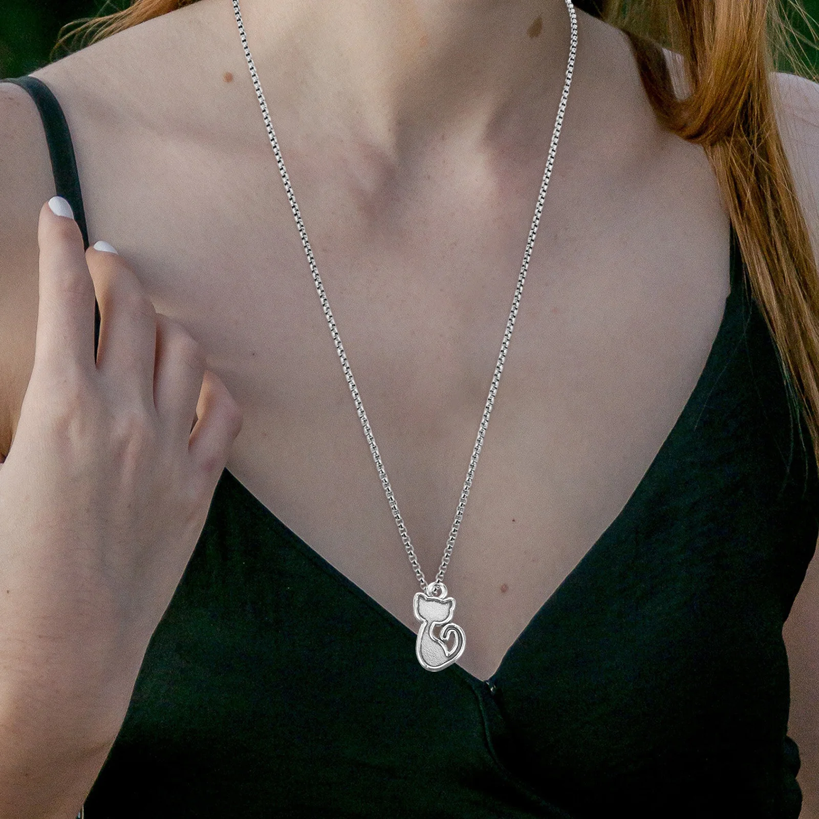 

100Pcs Retro Cat Pendants Small Cat Charms Alloy Jewelry DIY Necklace Bracelet Decors Necklace Pendants Bracelet Decors