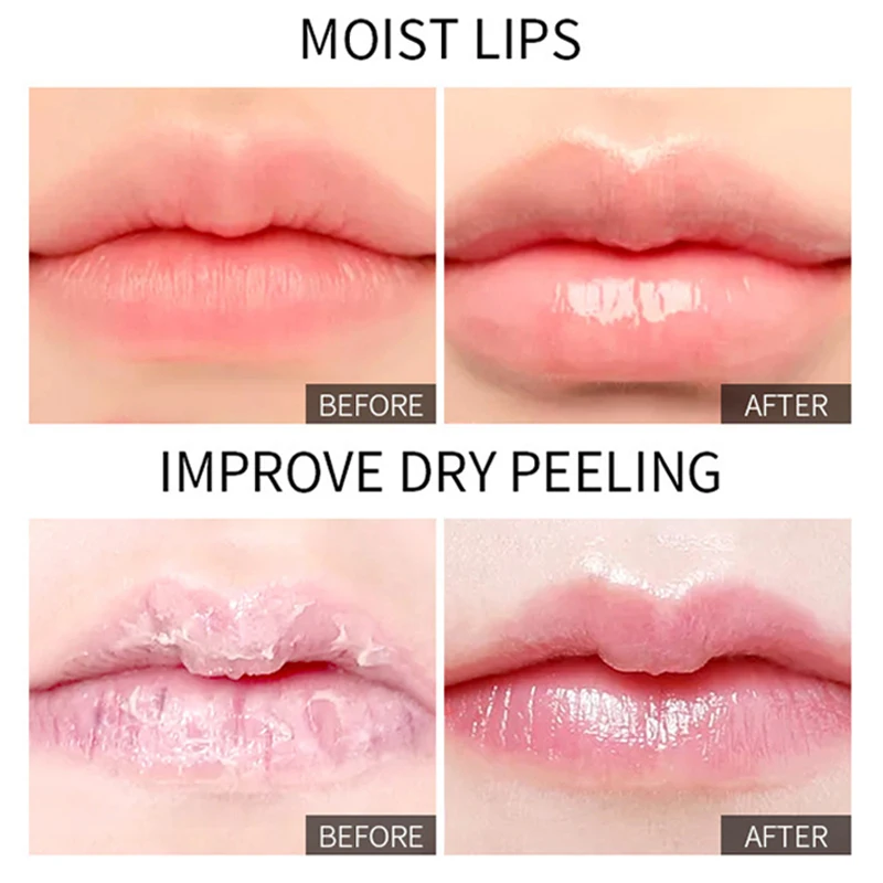 Hot Sale NEW Lip Gloss Capsule Lip Plumper Oil Shiny Clear Lip Oil Women Moisturizing Lip Gloss Balm Makeup Lip Tint Cosmetics