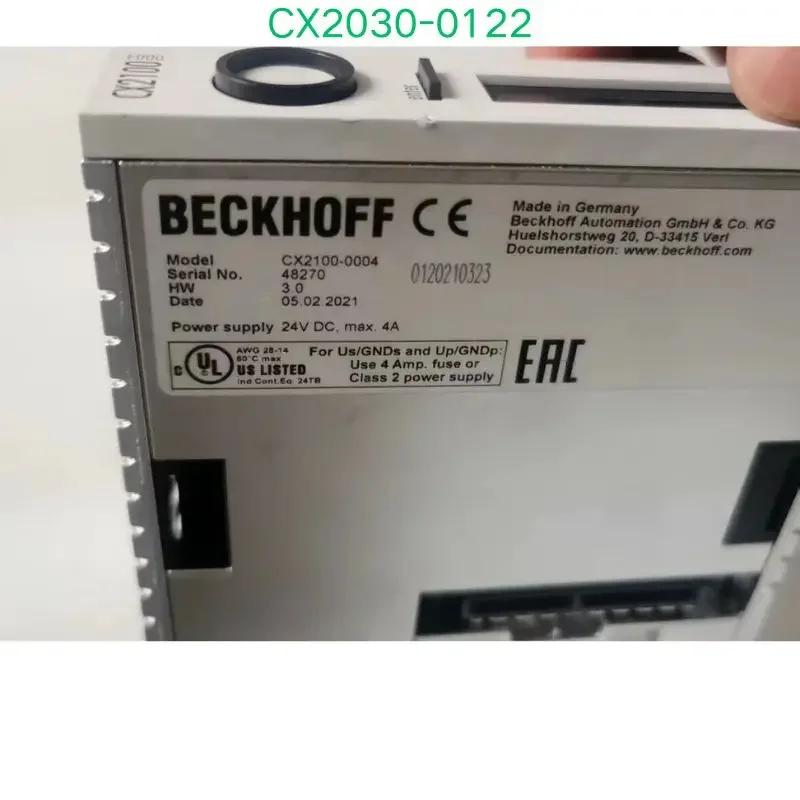 Módulo PLC controlador Beckhoff CX2030-0122 de segunda mão testado normal