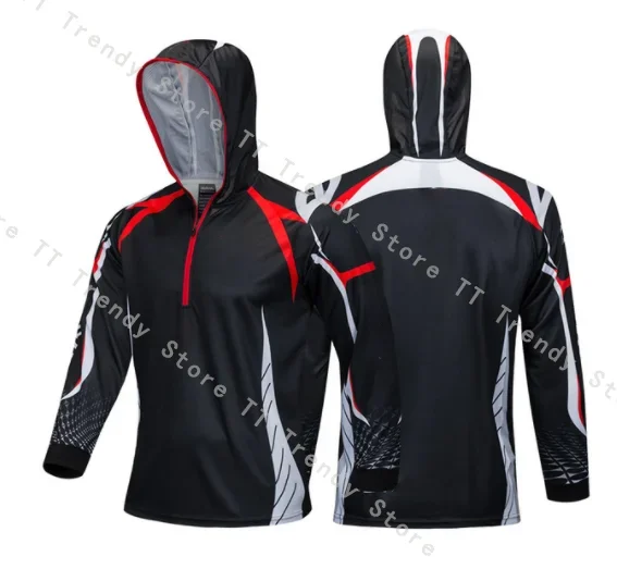 2025 Summer Sports Outdoor Sunscreen  Fishing Clothing Breathable Perspiration Anti-mosquito Ultra-thin Fishing Clothing