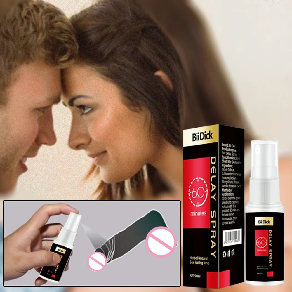 20Ml Sex Delay Spray Sex Voor Man Mannelijke Extern Gebruik Anti Voortijdige Ejaculatie Blijvende Lange 60 Minuten Penis Vergroting