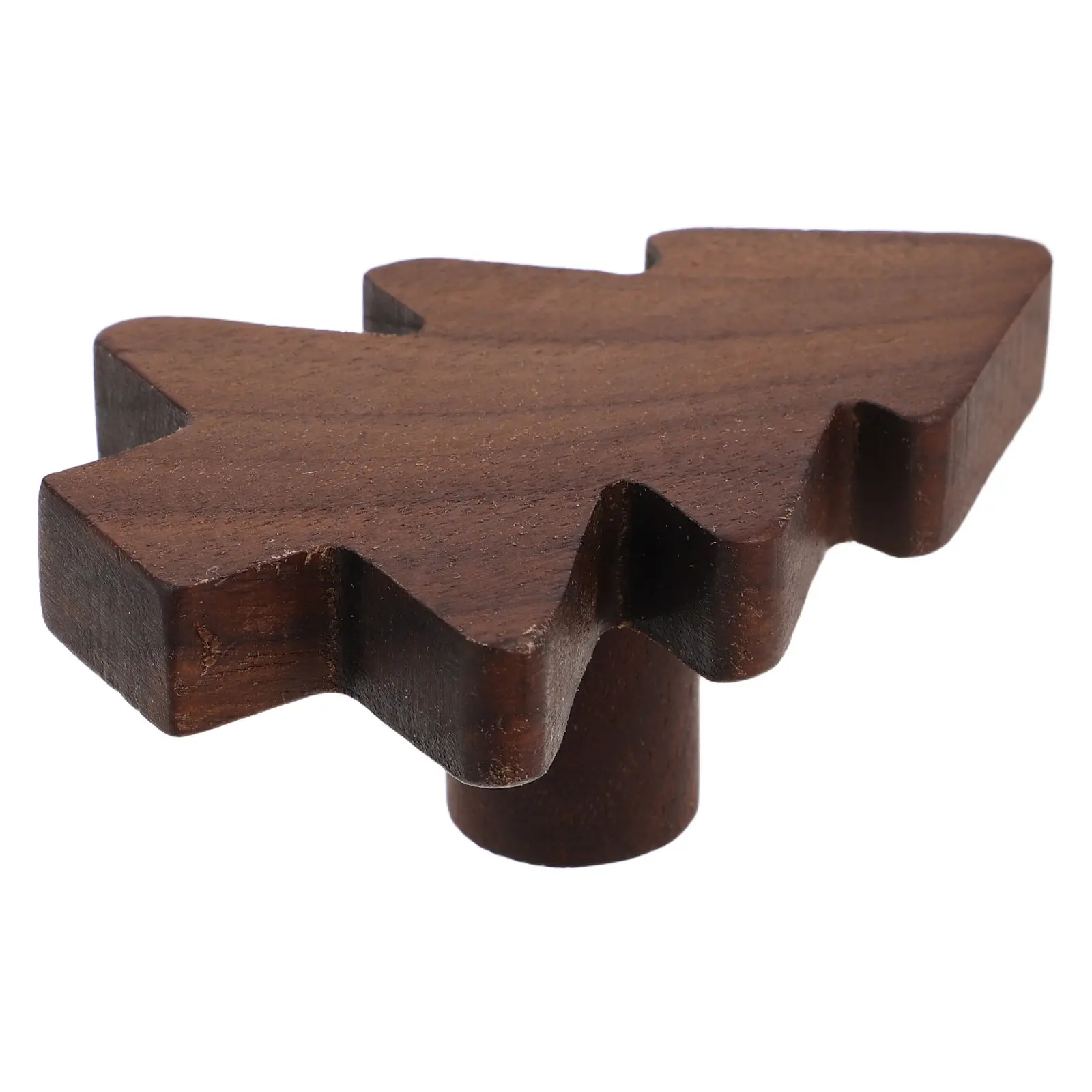 Creative Wood Drawer Handles Natural Cupboard Door Knobs Furniture Pulls Christmas Theme Decorative Hardware
