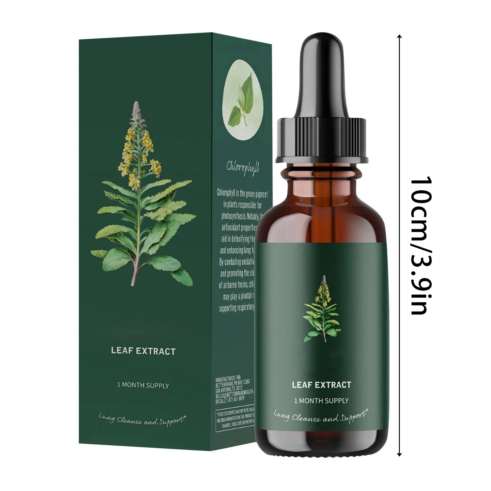 Mullein Leaf Extract - Support Nose Cleanse & Respiratory Function For Healthy Breathing - Natural Supplement-30ml Mullein Leaf