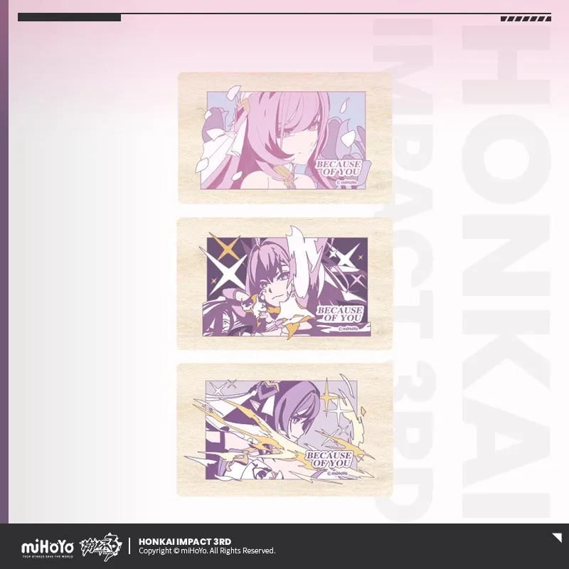 

Official Genuine Honkai Impact 3 Because Of You Story Theme Stamp miHoYo Anime Peripheral Gift