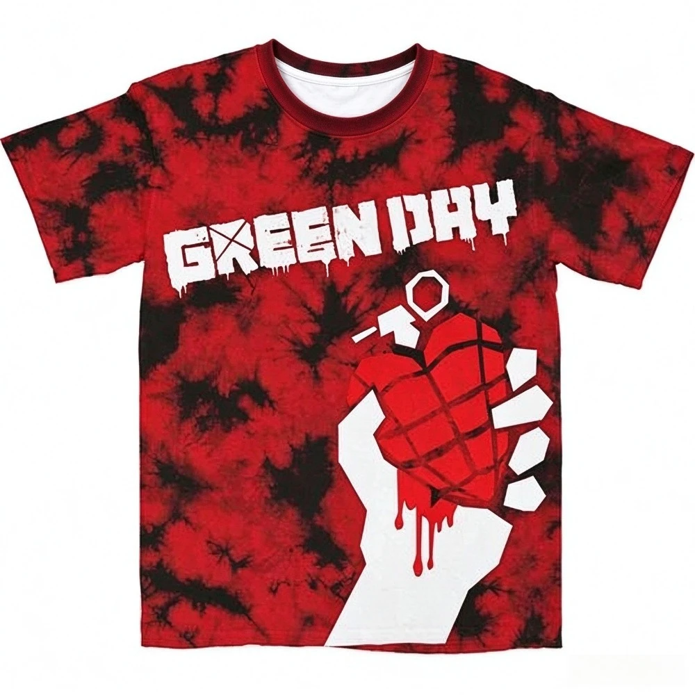 Green Day Band 2026 Movie Nimrods American Idiot Tour Jersey Men Women Y2k Breathable Outdoor Sports Casual Tee Fan T-Shirt