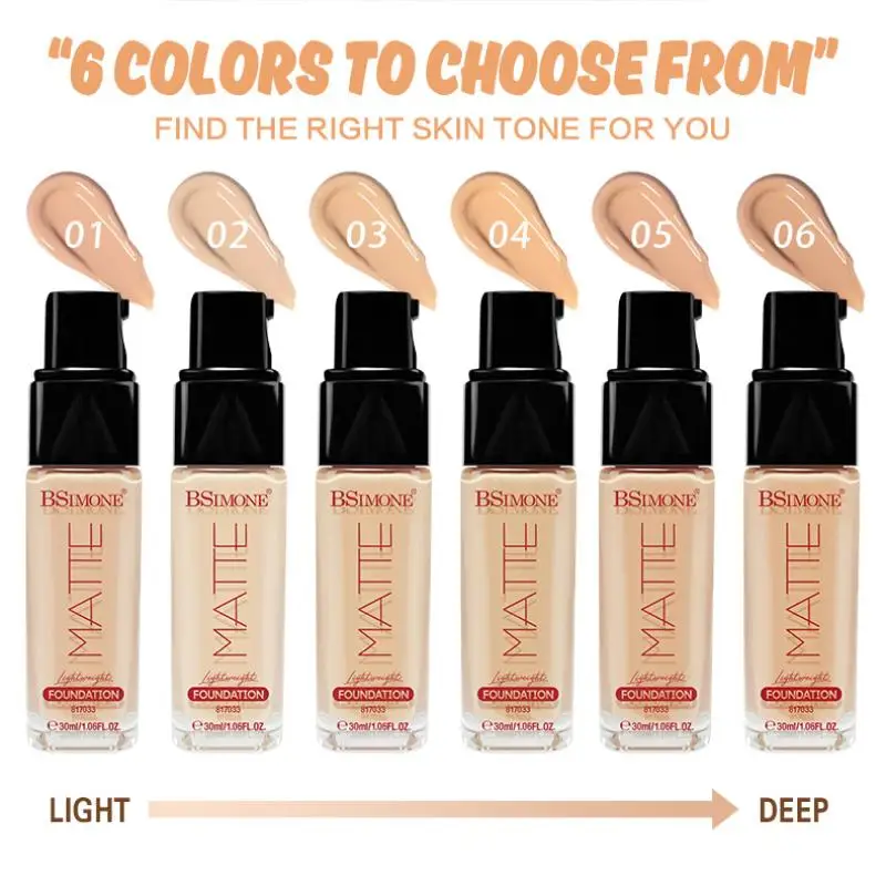 New BSIMONE Multi-Use Foundation Long-lasting Matte Waterproof Oil Hight Full Coverage Highlight And Retouch Face Makeup view 5
