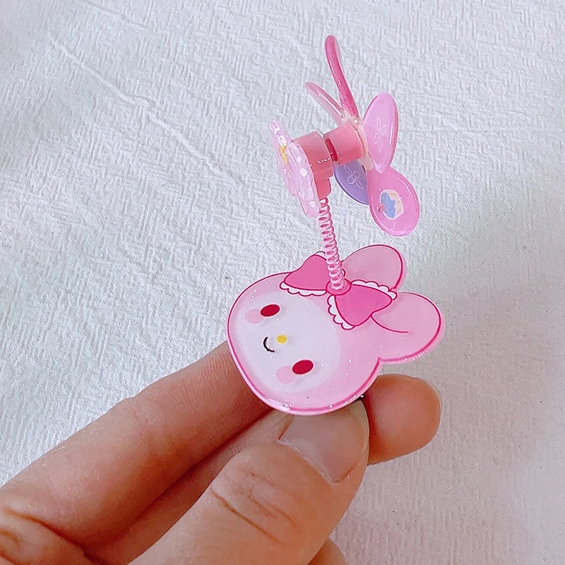 Creative Cute Rotating Pinwheel Hairpin Small Windmill Hair Clip Cute Cartoon Bangs Clip Princess Hair Accessories