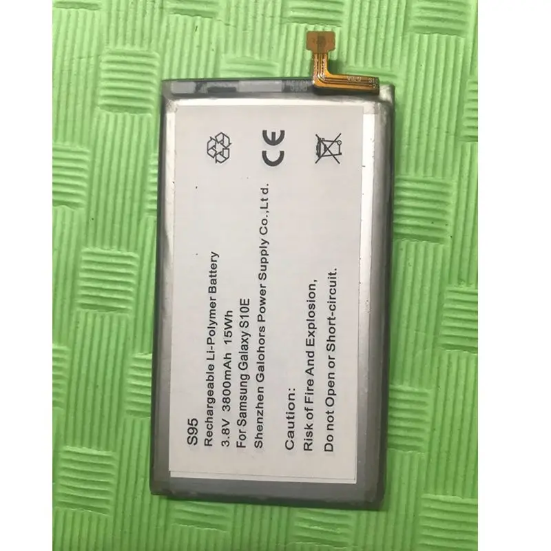 

10 шт./пакет литий-полимерный аккумулятор 3,8 В для Samsung Galaxy S10E G9700 SM-G970F/DS SM-G970F SM-G970U SM-G970W EB-BG970ABU Высокое качество