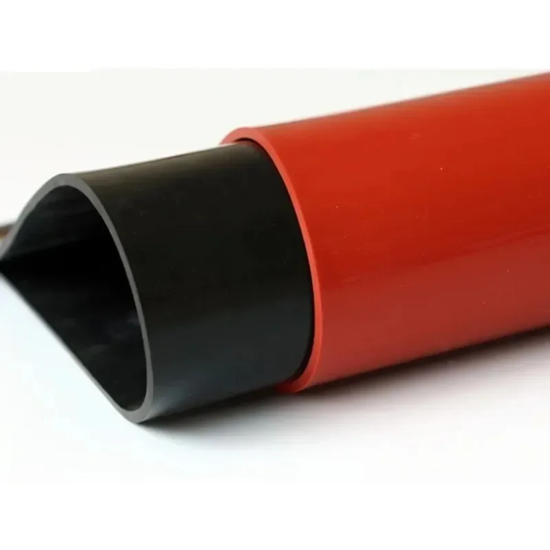 Red/Translucent/Black Silicone Rubber Sheet 500x500mm 1mm Silicone Sheeting for Vacuum Press Oven Heat Resistant Silicone Matt