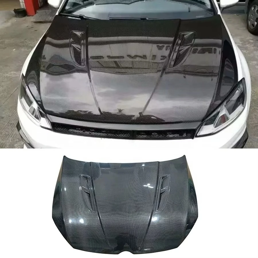 

2014-2018 Golf 7 MK7 R-Line Gti Carbon Fiber Front Hood with Air Vent Cover New Bodykit for Front Engine Bonnet