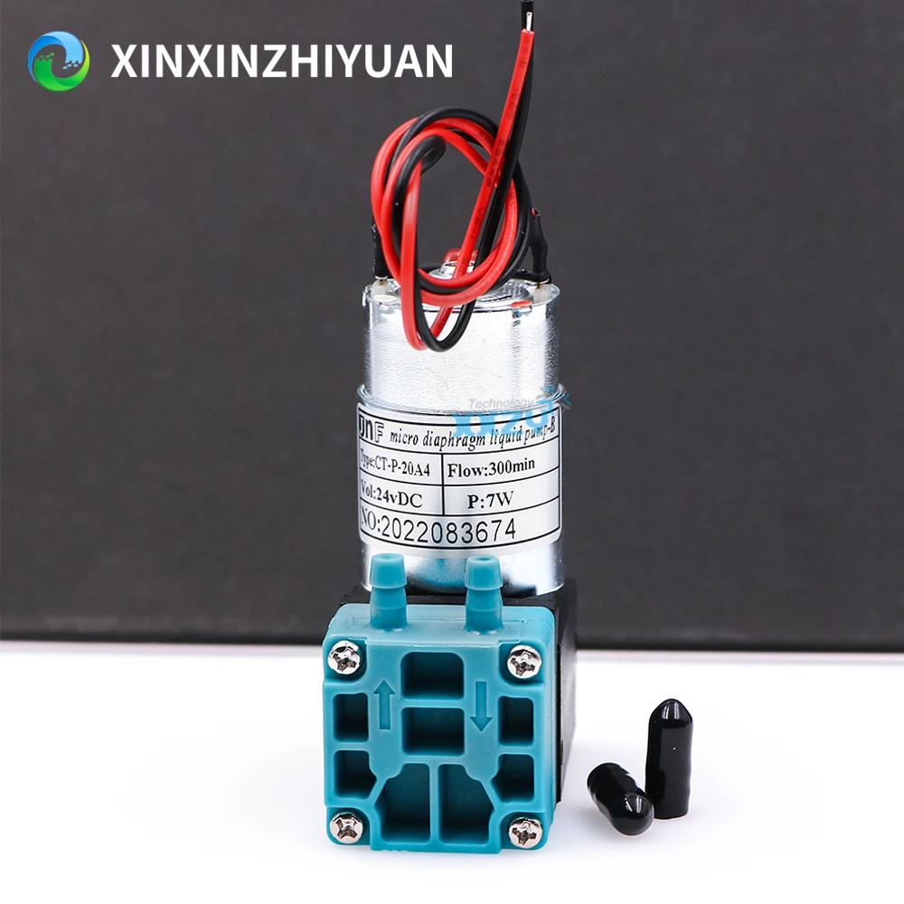 JNF Big Ink Pump for Infiniti Phaeton Eco Solvent Inkjet Printer 4.4W 7W 24V Micro Diaphragm Liquid Pump 300ml/min