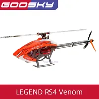 In Stock Goosky RS4 Venom Legend 6ch 3d Direct Drive Brushless Motor 380 Class Flybarless Rc Helicopter Kit Version