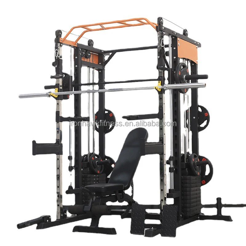 

Professional Home Gym Multi Function Smith Machine Gym Station Fitness Equipment Smith Machine