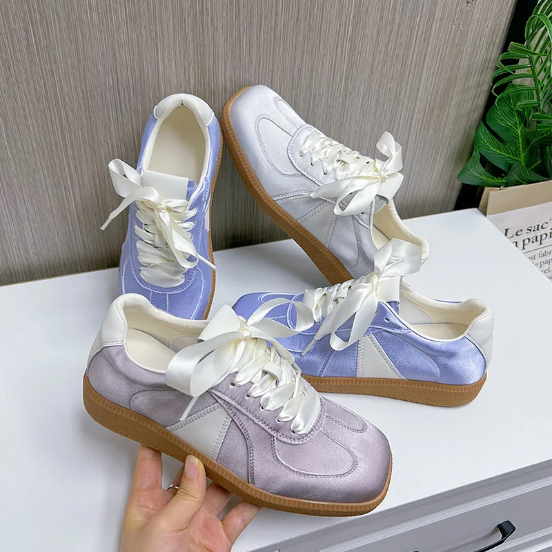 

AIYUQI Sneakers Women Casuals 2024 New Women's German Training Shoes Flat Fashion Non-slip Ballet Shoes Women