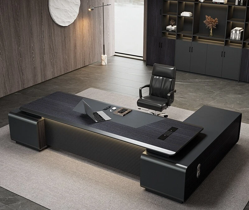 

Painted Office Desk Light Luxury High-end Simple Modern Manager Executive Desk