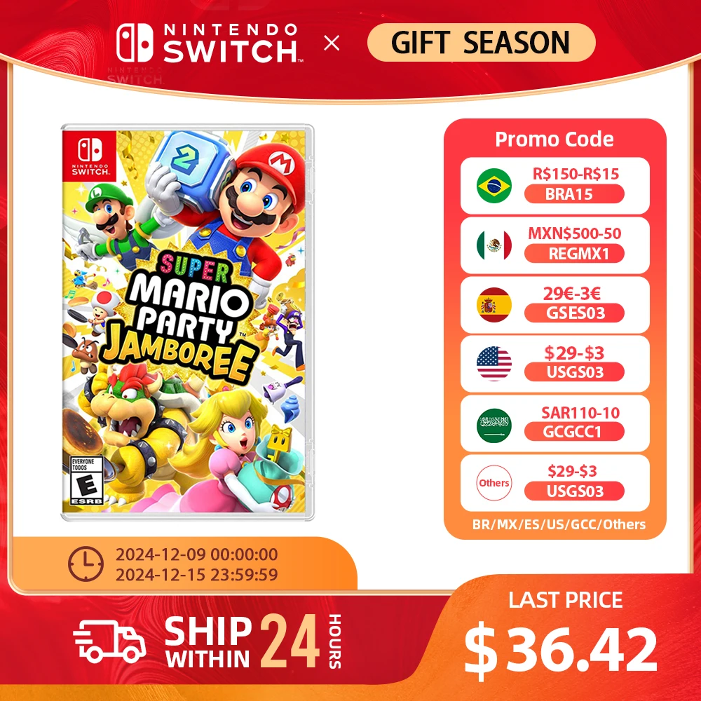 Super Mario Party Jamboree - Nintendo Switch Games Physical Cartridge Support TV Tabletop Handheld Mode  Game Card