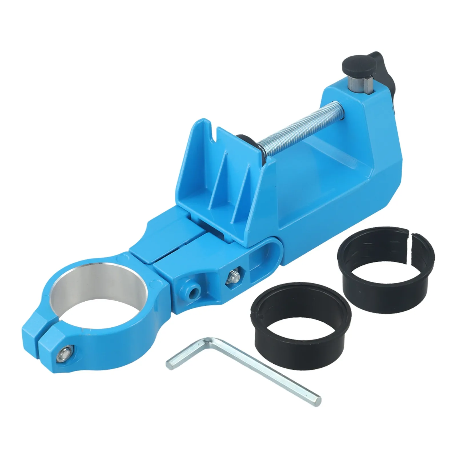 Drill Clamp Aluminum Alloy Rust-proof 0-65mm For Power Drills Electric Drill Fixing Bracket Hand Drill Bench Tools Spare Parts