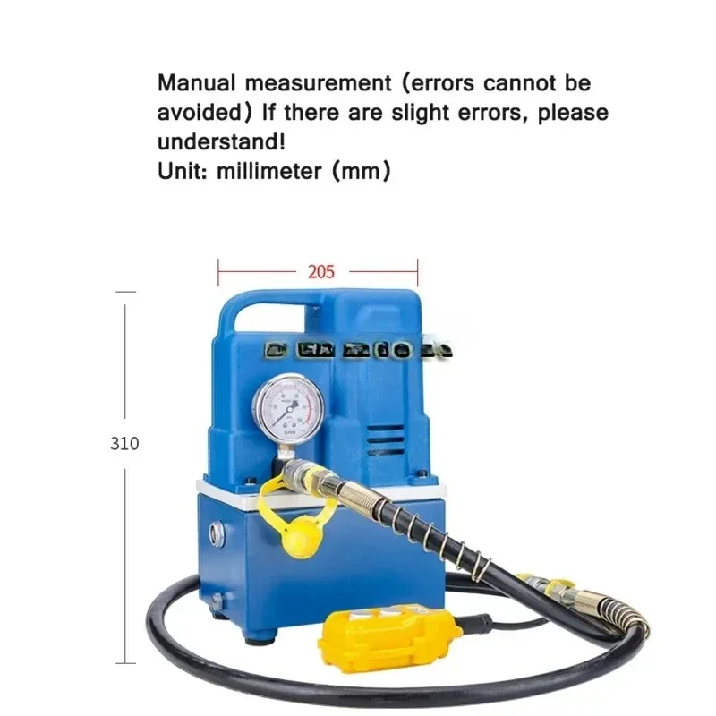 جهاز مضخة زيت كهربائية محمولة فائقة الضغط 220 فولت/أداة هيدروليكية لصمام الملف اللولبي QQ-700 #6