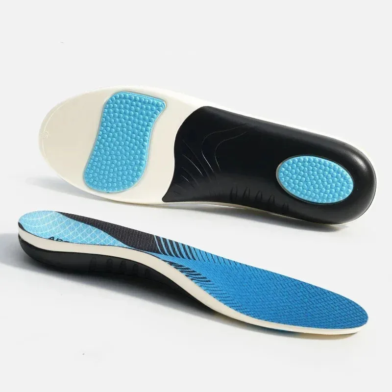 Semelles de chaussures de sport absorbant les chocs, soutien de la voûte plantaire, semelle orthopédique pour soulager la fasciite plantaire, coussinets antidérapants pour chaussures, 1 paire