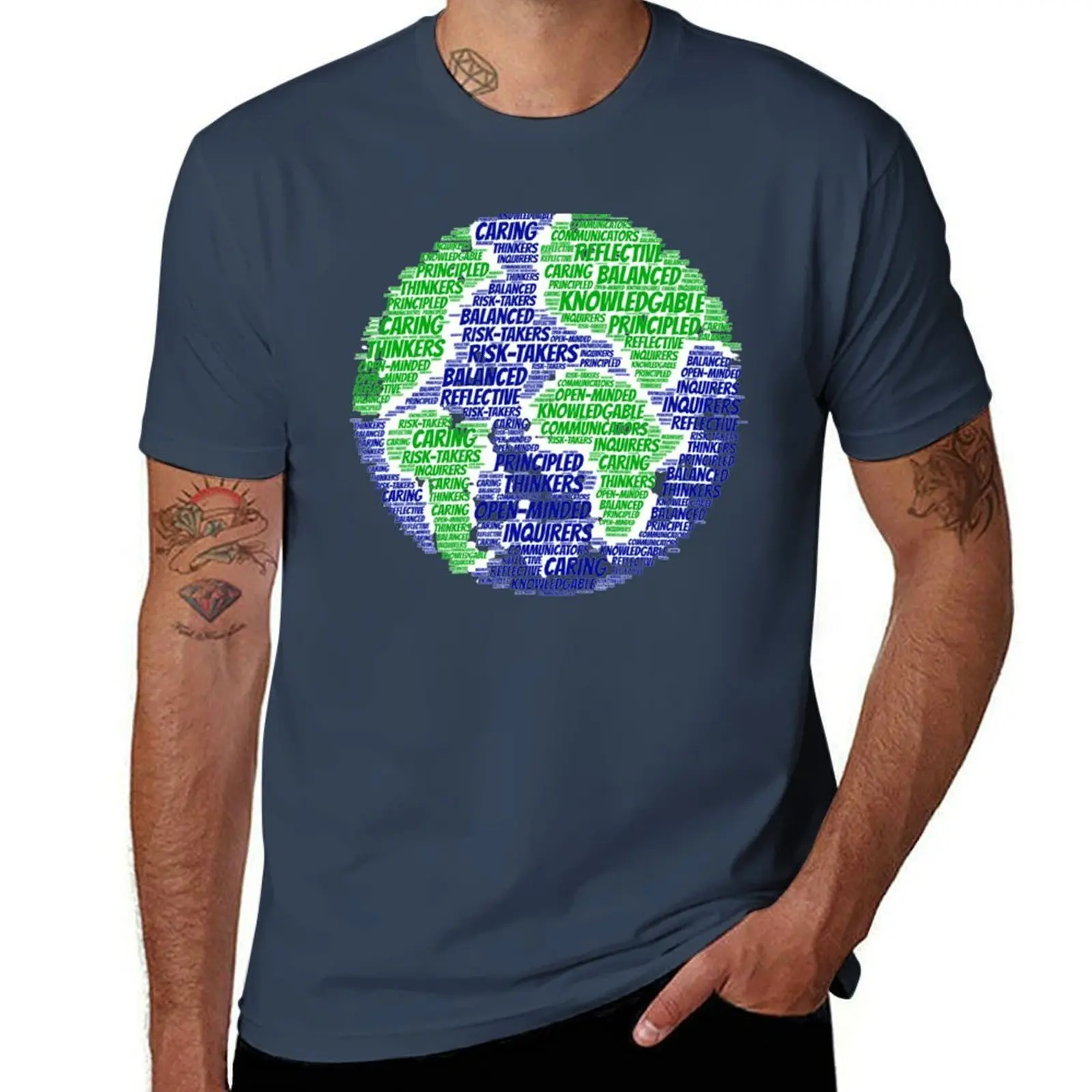 

International IB Profile Program Baccalaureate DP Learners Diploma T-Shirt Big Size Loose Fit Tee Shirt