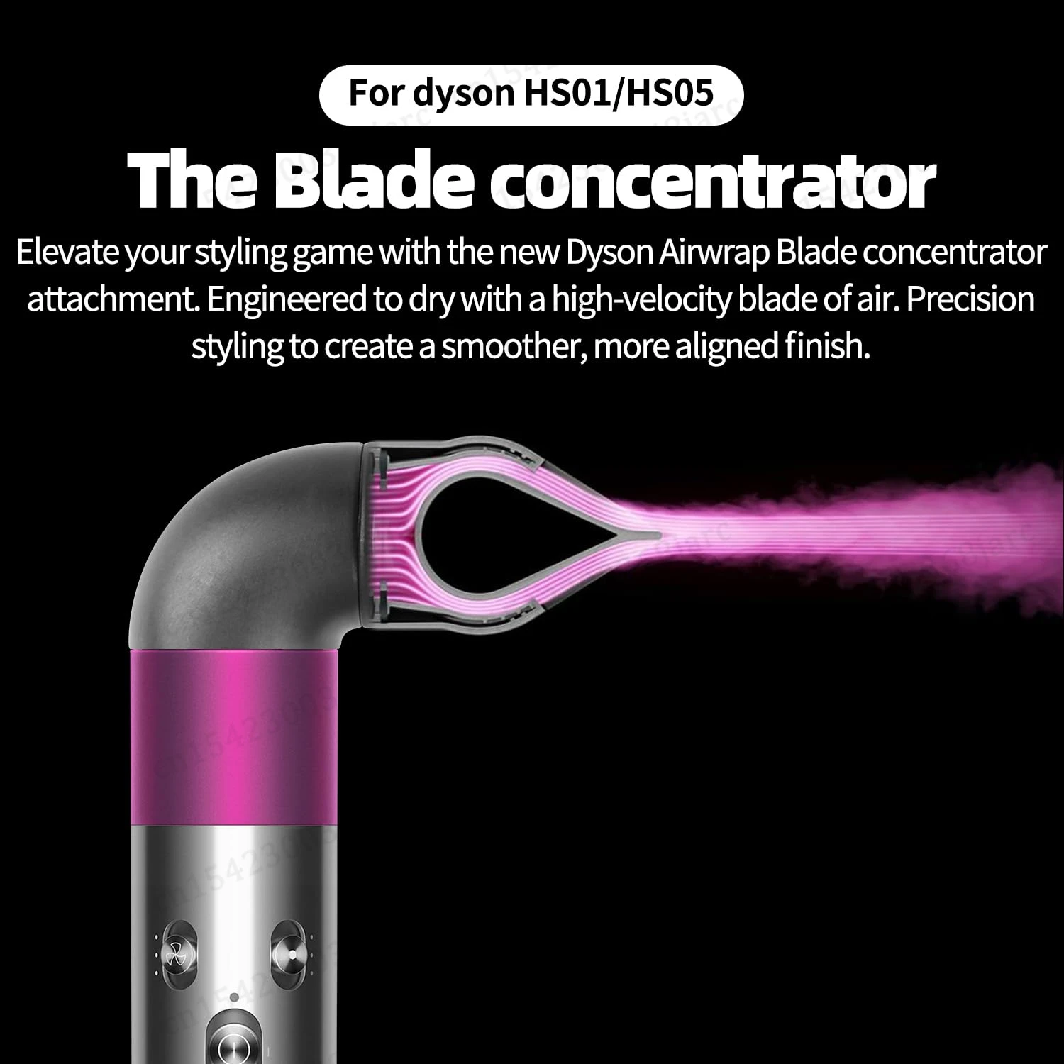 Precision Styling Hair Styler Nozzle For Dyson Airwrap HS01 HS05 SenCiciMen X9 Hair Dryer Professional Blade Concentrator Nozzle