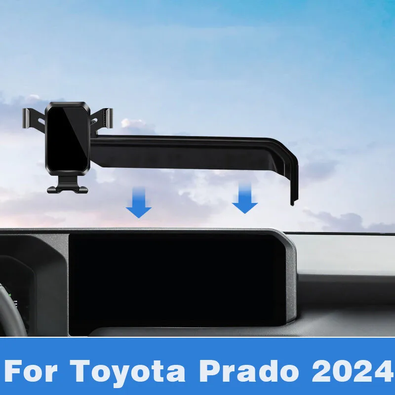 

For Toyota Prado 2024 Car Cell Phone Holder Stand Mount Clip