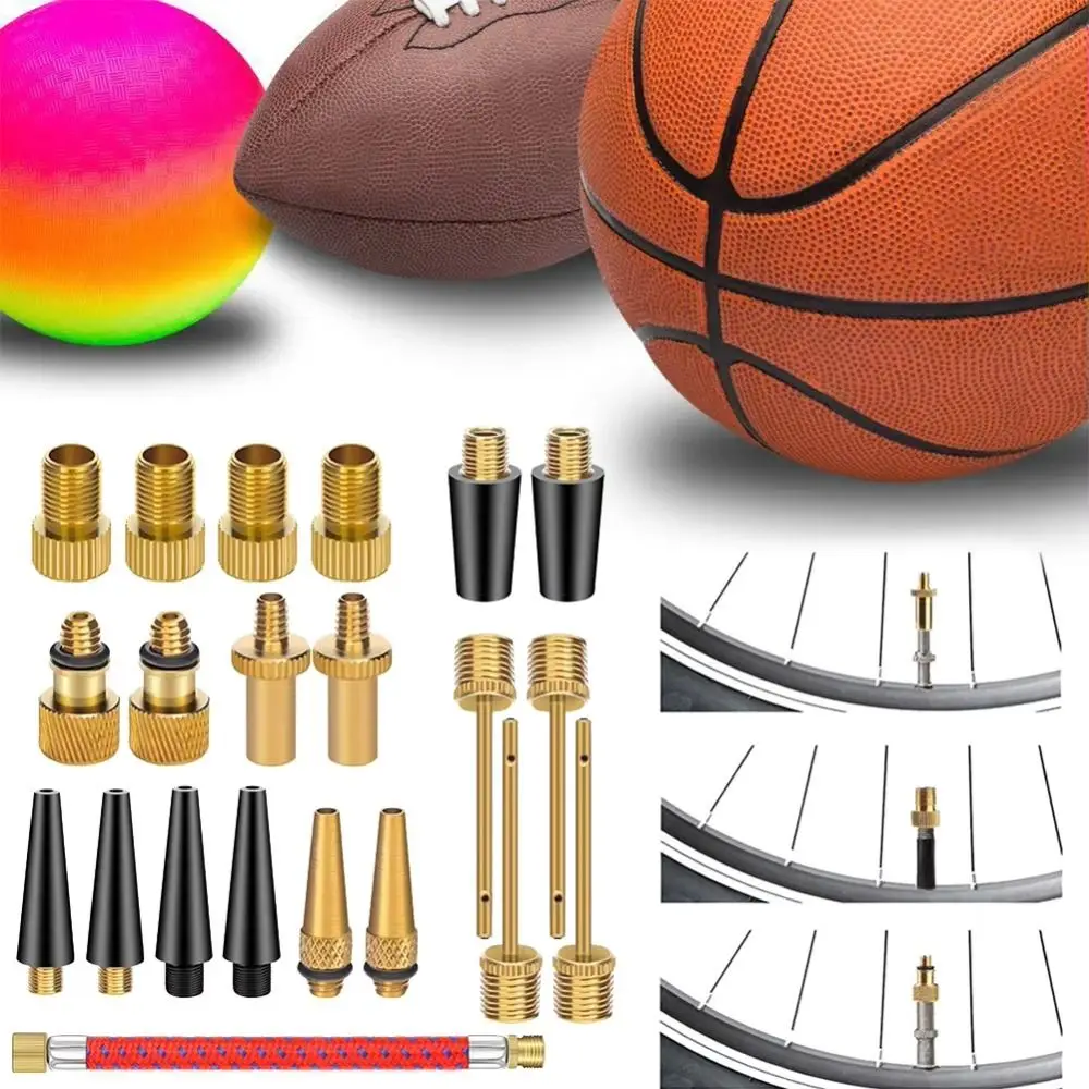 

Air Nozzle Bicycle Valves Adapter Pump Needle Inflatable Device Presta Schrader Valve SV/DV No Leakage Valve Adapter Tools