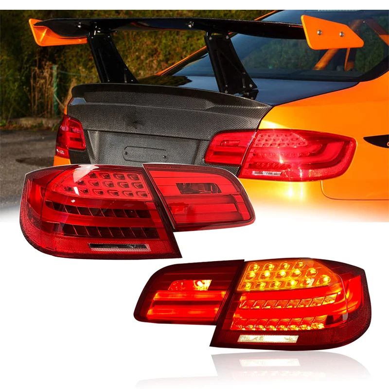 Full LED Dynamic Tail Lights With Sequential Turn Signal for BMW 3 Series 2 Door E92 M3 Coupe 2007‑2013