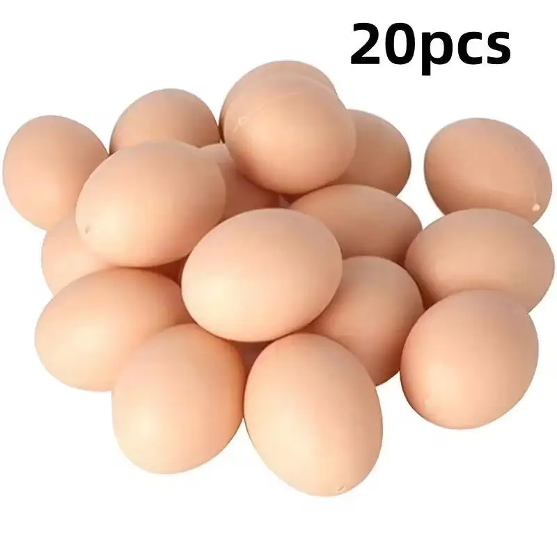 Plastic Simulation Eggs Easter DIY Painting Craft Fake Hatching Egg Easter Party Home Decoration Kids Educational Toy Gift