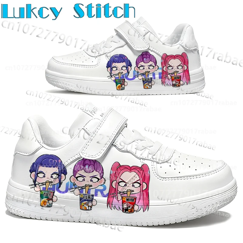 

2025 рождественские хит продаж KPop охотники на демонов с мультяшным принтом, молодежные студенческие кроссовки для мальчиков и девочек, обувь в подарок