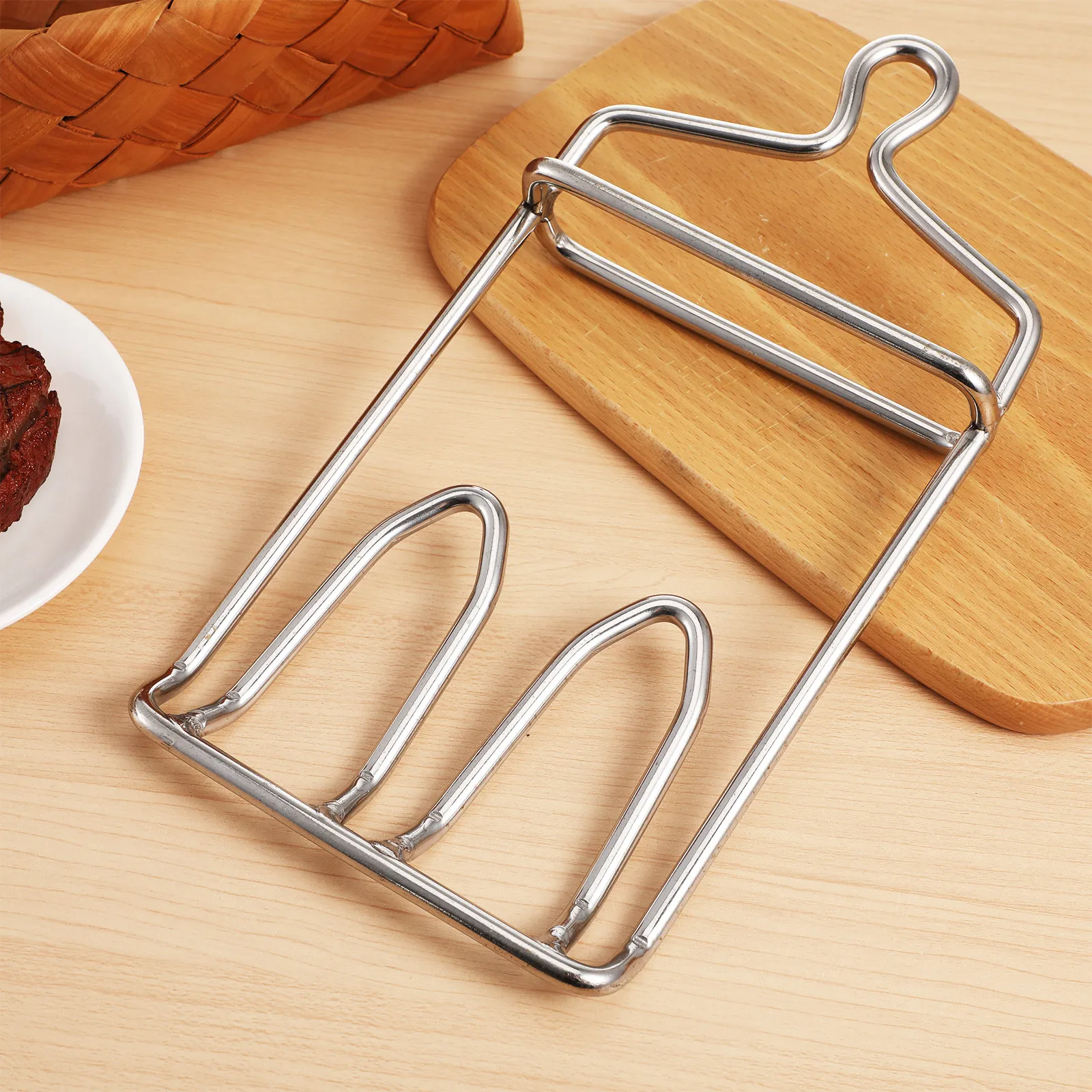Stainless Steel Meat Hook Rustproof for Butchering Slaughter Hanger Poultry Hook Chicken Processing Poultry Hooks
