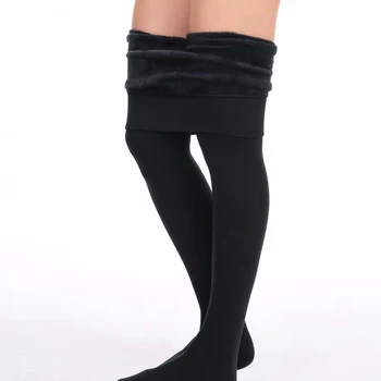 Mia Muse レディース レギンス 秋冬 シンプル ベーシック フリース ハイウエスト フルレングス スリム デイリー レギンス