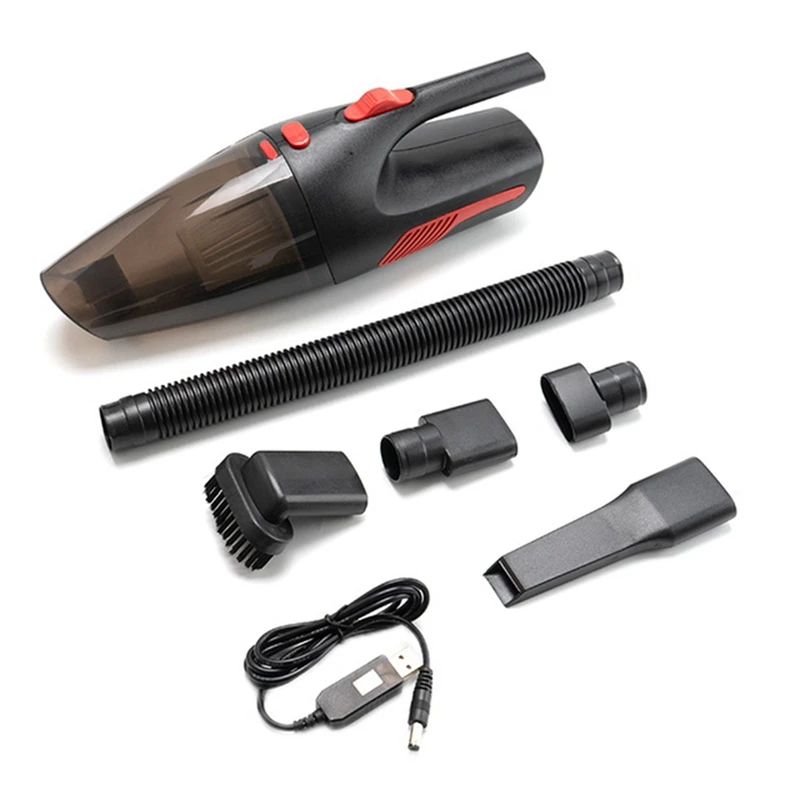 Portable Wireless Car Vacuum Cleaner Handheld Cordless 5000Pa Vaccum Cleaner Car Dual Use Home Appliance Car Products