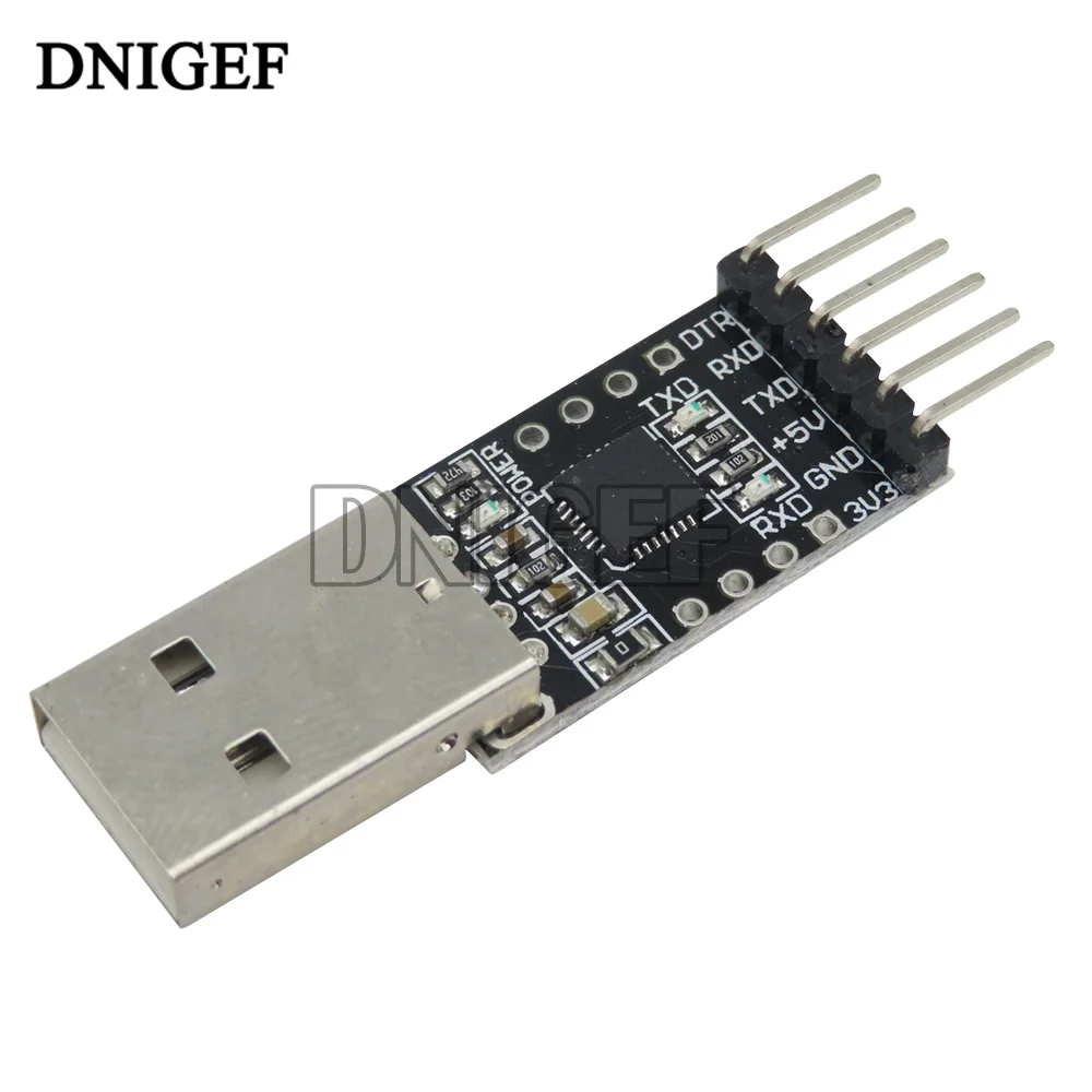 DNIGEF 1 Uds 6pin CP2102 USB 2,0 a TTL módulo UART + 1 Uds Pro Mini módulo Atmega328 5V 16M para Arduino Compatible con Nano