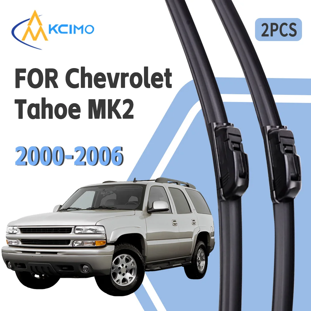 

For Chevrolet Tahoe MK2 2000-2006 U Type Wiper Blades Soft Rubber High Clear Easy Installation All Seasons Car