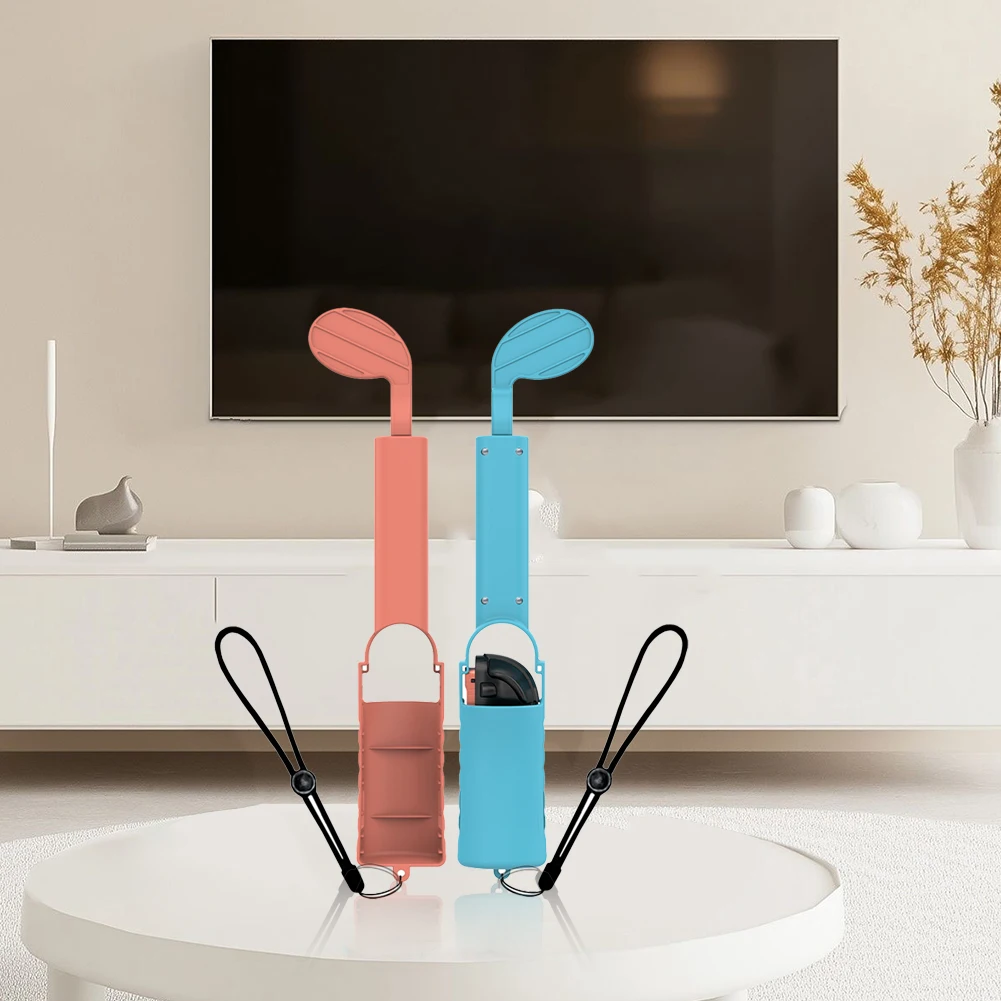 نادي الغولف للتبديل 2 Joy-Con تحكم ملحقات الألعاب الرياضية نوادي الغولف الصغيرة مقبض حامل للتبديل 2 Joy-con الملحقات