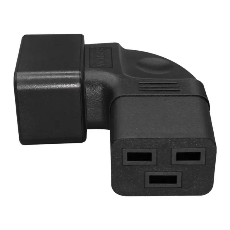 16A IEC320 Left Angled C20 Plugs To C19 Receptacle For PDU UPS Systems  D2RC