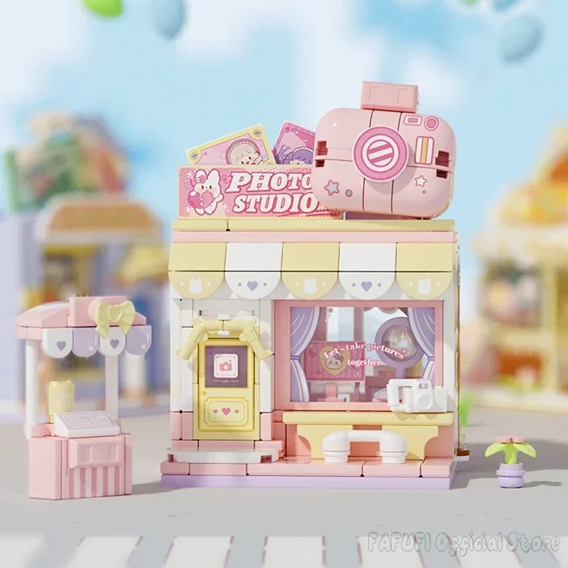 Finding Unicorn zZoton Featured Street View Shop Series Blind Box Toys Doll Anime Action Figure Desktop Ornament Gift Collection