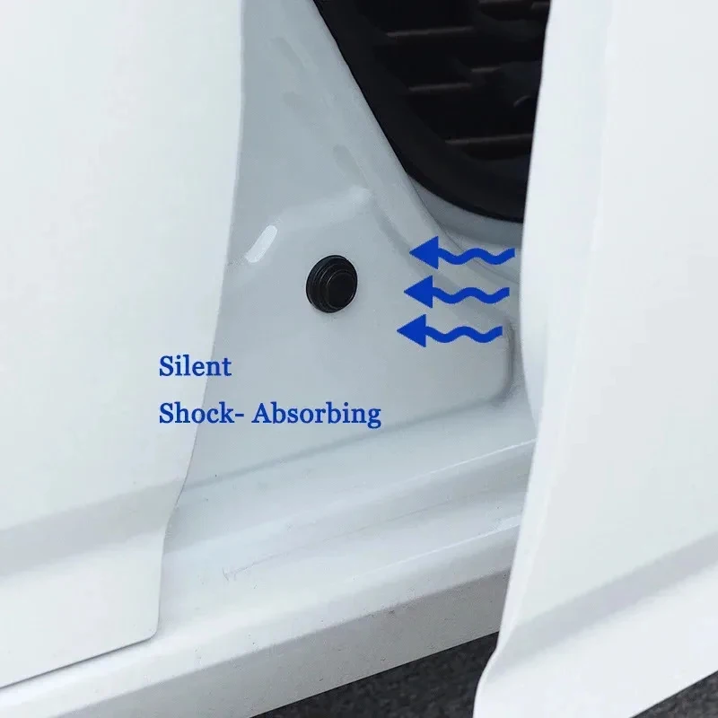 5-25pcs Car Door Anti-Shock Silicone Pad Universal Anti-Noise Buffer Gasket Anti-Collision Door Sticker Soundproof Crash Pad