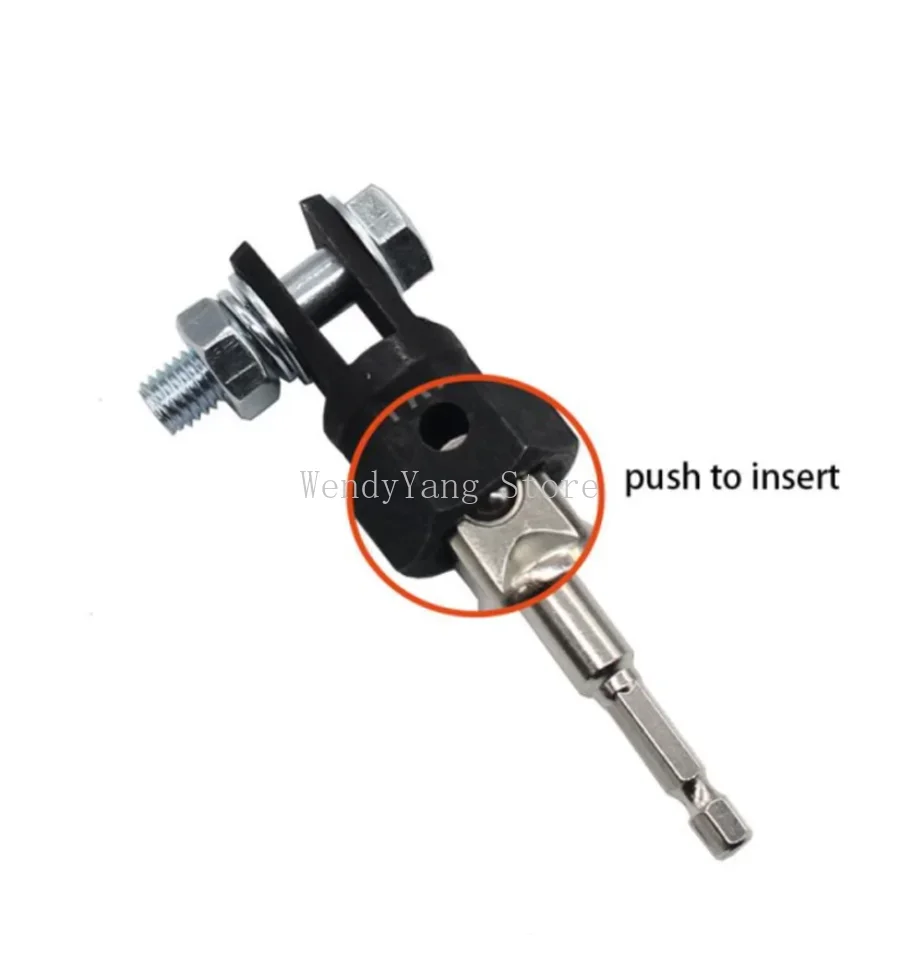 Tesoura jack jack cisalhamento 1/2 Polegada cromo vanádio adaptador de aço bola conjunta haste chave impacto ferramenta soquete adaptador novo 1pc