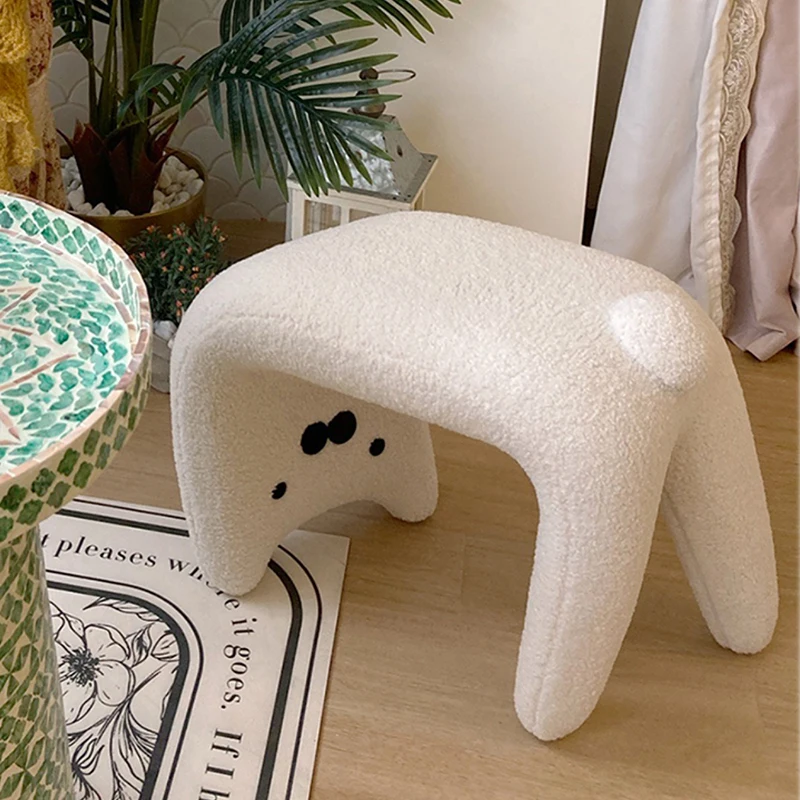 Kitten Stool Porch Cloakroom Dressing Chair Entry Door Light Luxury Home Entry Shoe Stool Entry Home Change Shoe Stool